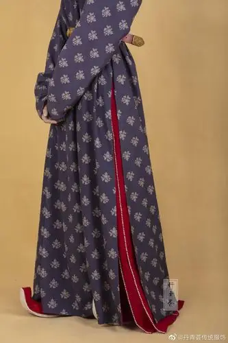 丹青荟传统服饰宋制圆领袍清平乐