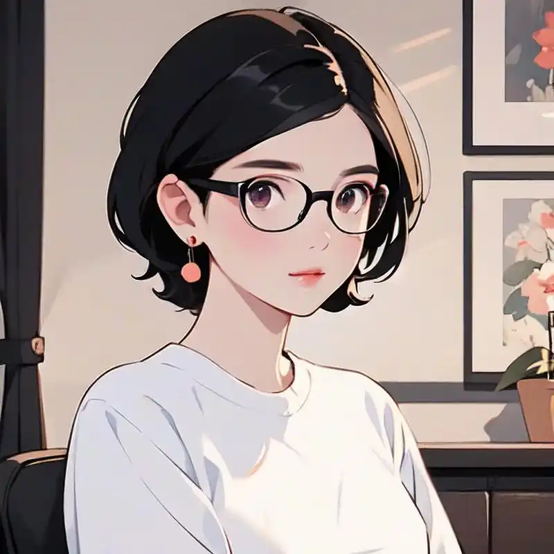 短发漫画女生头像大赏 96996996 短发女生总是散发着一种独特