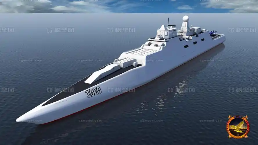 点个赞呗自己设计的未来中国海军核动力巡洋舰,有幸被对岸东森电视台