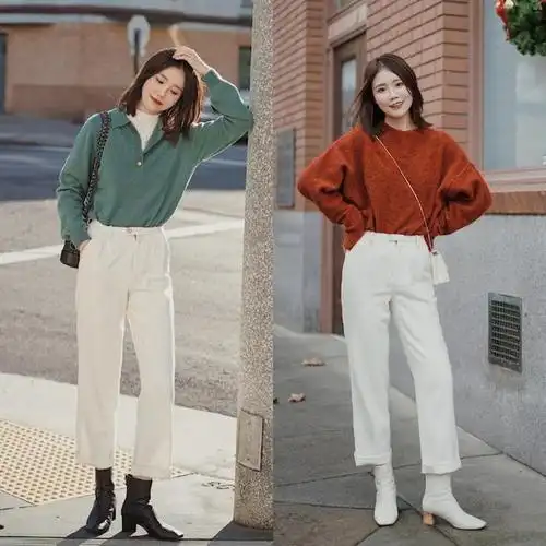 穿"直筒裤",该搭配什么鞋子?学会这几个穿搭技巧,显高显腿长