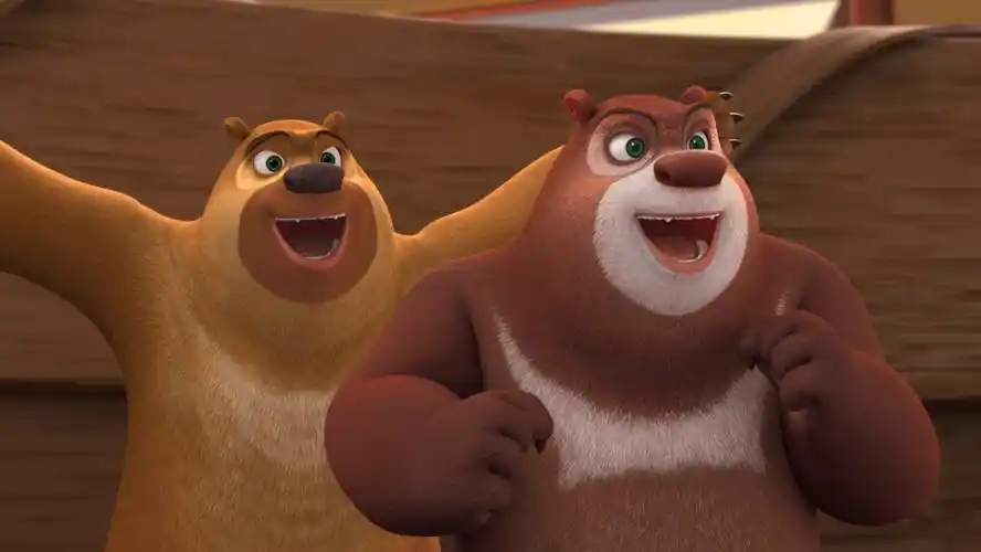 狗熊岭第一猛男驾到熊大被确诊为淡熊熊二是天选浓熊