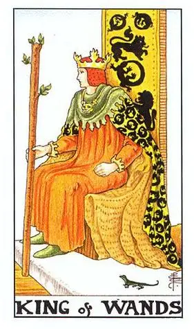 塔罗牌权杖国王牌面解读分析