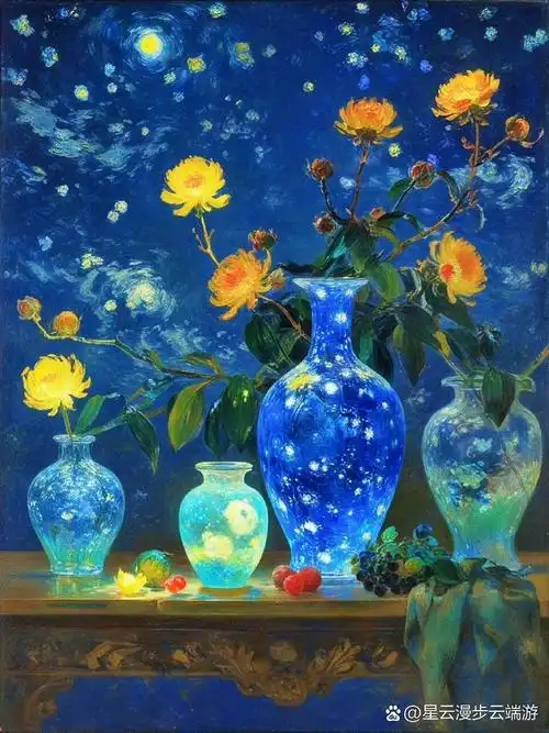 绘画# 花瓶插花,画的太好了