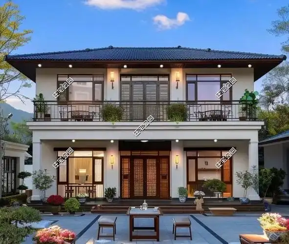 13×11米新中式二层别墅,6室2厅带堂屋,这样的农村生活真的很舒坦