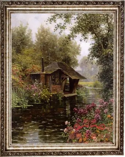 画意生活田园装饰画油画美式乡村风景画欧式壁画玄关画sk10