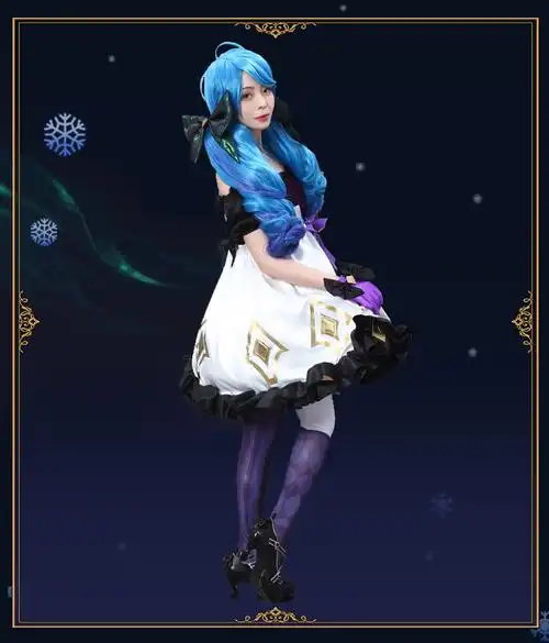 lol新英雄灵罗娃娃 格温cos服cosplay游戏动漫服装 鞋 xl