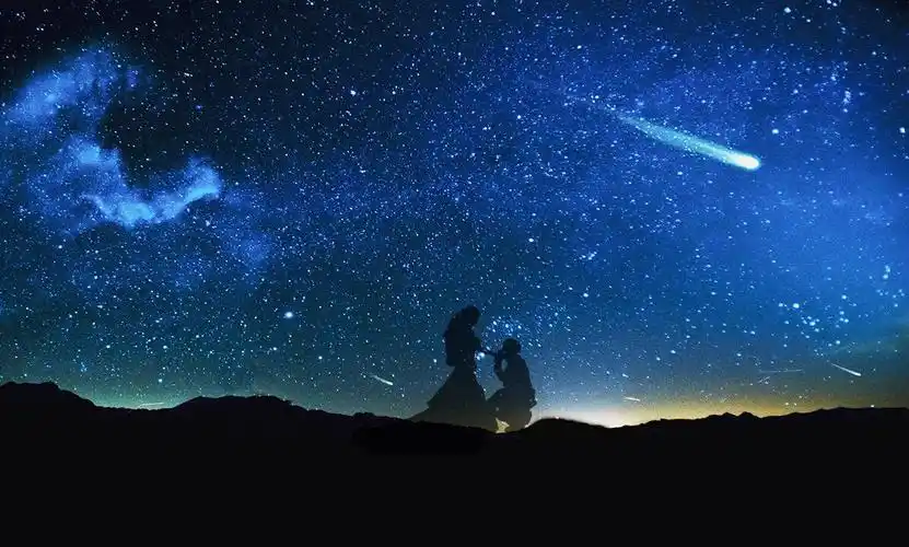 最近蛮火的星空剪影