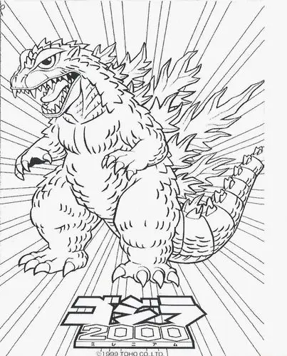 godzilla coloring pages to download and print for free