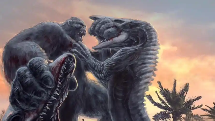 让金刚棘手的怪兽boss长度与哥斯拉一样骷髅岛蜥蜴实力分析