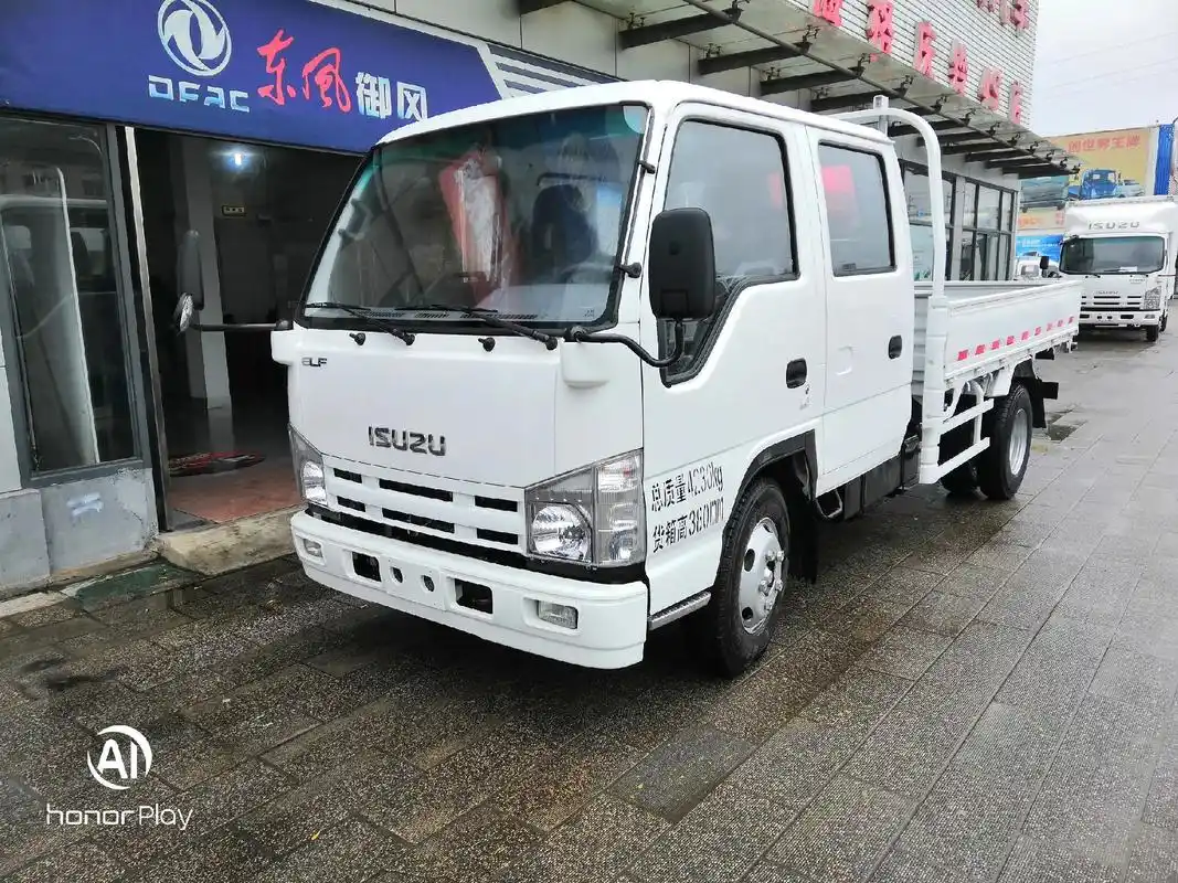 庆铃五十铃100p双排座栏板,货箱3 - 抖音