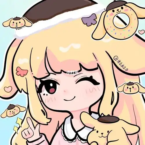 布丁狗女孩卡通头像