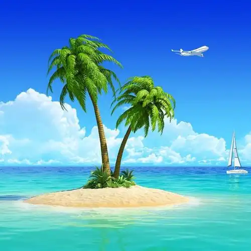 大海帆船椰岛头像