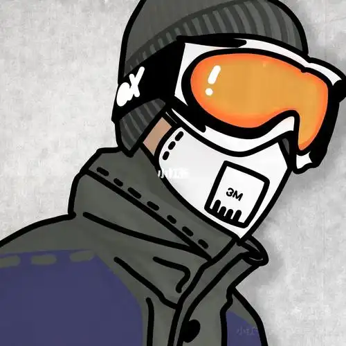 男生头像机车头盔滑雪头像