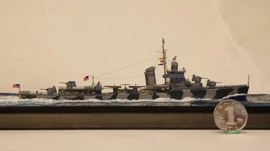 拼装1700哈曼号驱逐舰