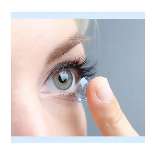 realkoko 可用浅蓝色色调透明透明隐形眼镜批发