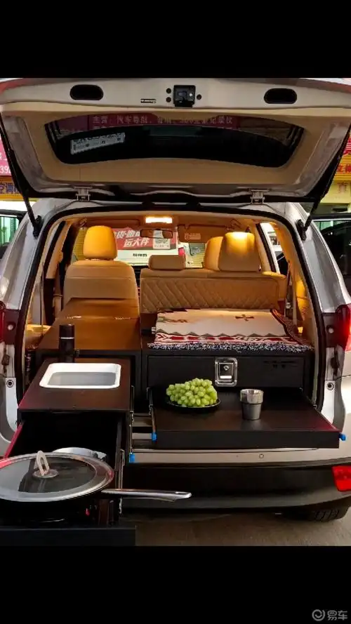 suv床车旅行箱改装外出露营或自驾游轻松解决吃住行方便省钱舒适感极