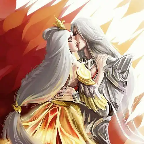 王者荣耀凤求凰凤凰于飞情侣头像