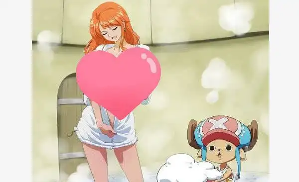 路飞海贼团集体偷看娜美沐浴场面太温馨乔巴竟如此大胆