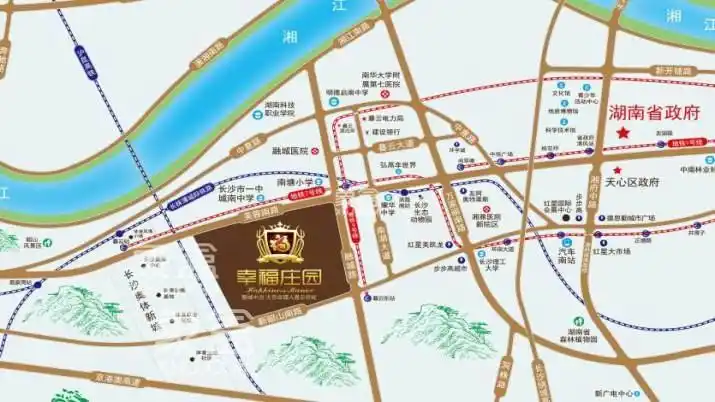 长沙南城千亩超级大盘幸福庄园集教育康养和文化生活于一体