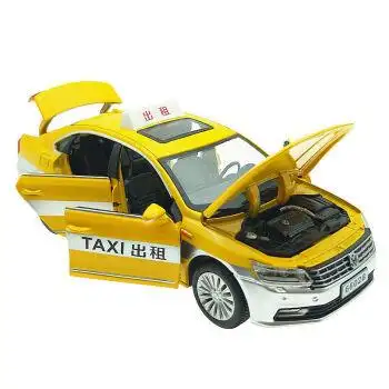 适用于出租车玩具模型大号 儿童玩具 1:32合金汽车模型红旗7出租声光