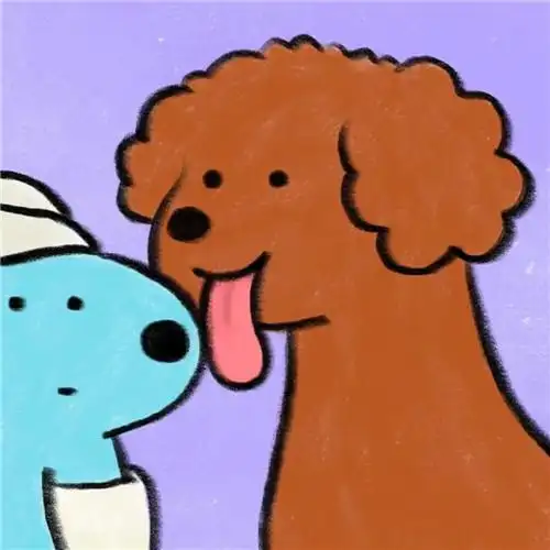 超级可爱呆萌的一左一右情侣头像