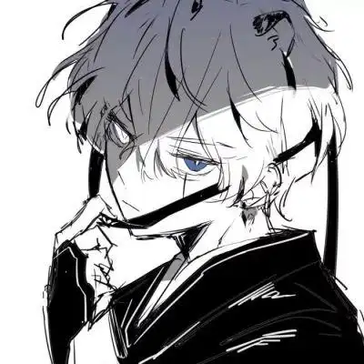 黑白动漫男生头像不甘心的人得熬过多少夜才能放得下