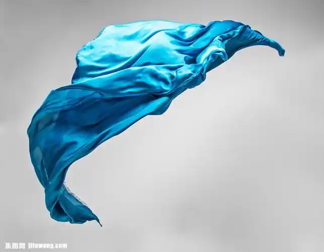 飘起来的绸布图片