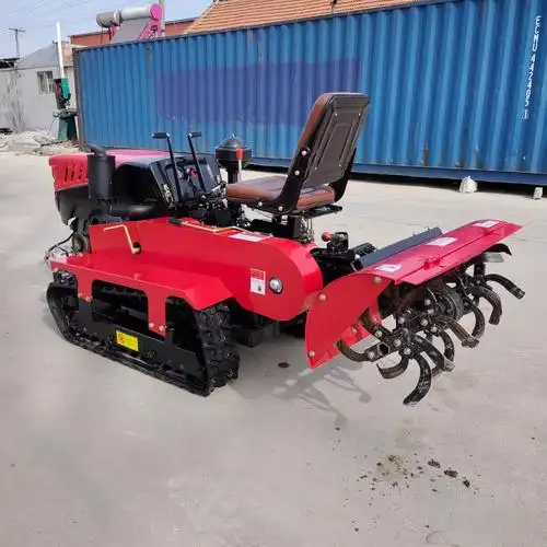 小型履带旋耕松土机