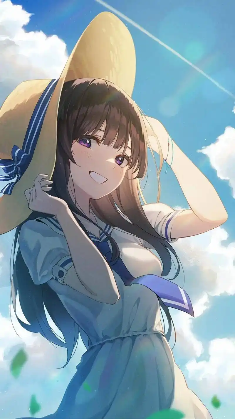 二次元治愈系女生高清壁纸,真的好美! .#二次元 #动漫美图 - 抖音