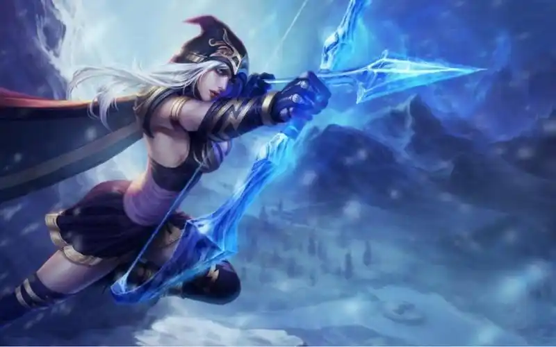 【lol英雄联盟】艾希的箭可不可以准ㄧ点～〔寒冰射手〕艾希〔武器"