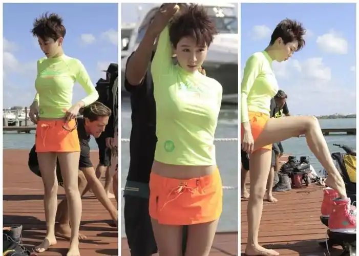 姜妍的身材有多棒穿最大码泳衣都遮不住林志玲都直呼羡慕