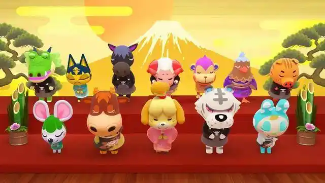 老任集合啦动物森友会新年祝福整活强凑十二生肖