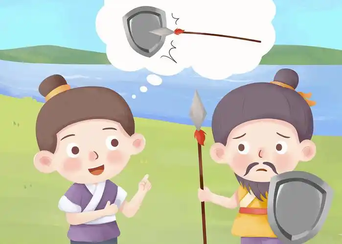 成语故事卡片插画