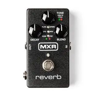 邓禄普 dunlop mxr m300eu reverb 电木吉他数字混响 单块效果器