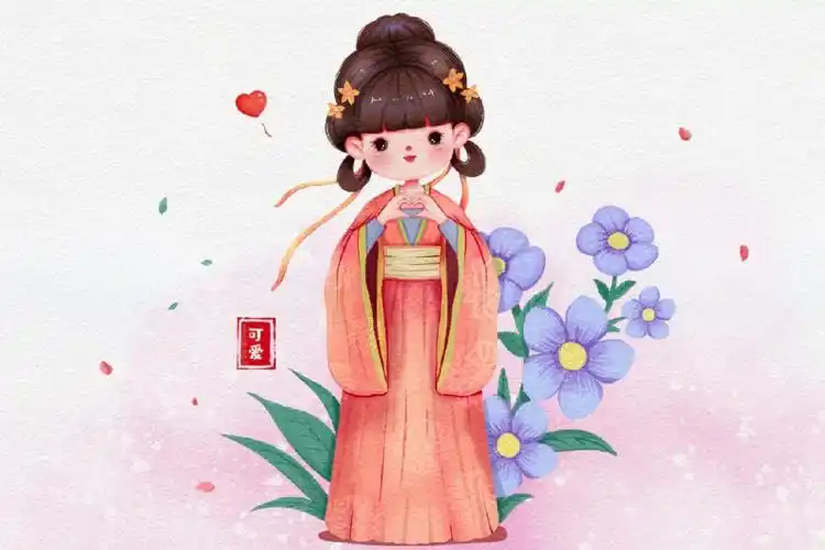 q版古装可爱彩绘