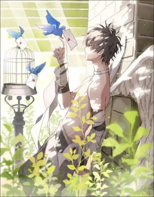 天使帅气动漫头像男