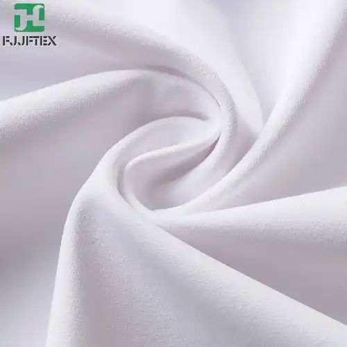 中国批发定制涤纶氨纶牛奶丝缎面料 - buy high quality polyester