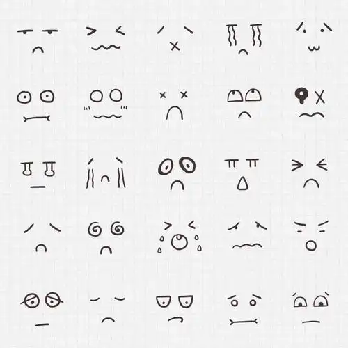 伤心的表情简笔画伤心的表情简笔画萌系