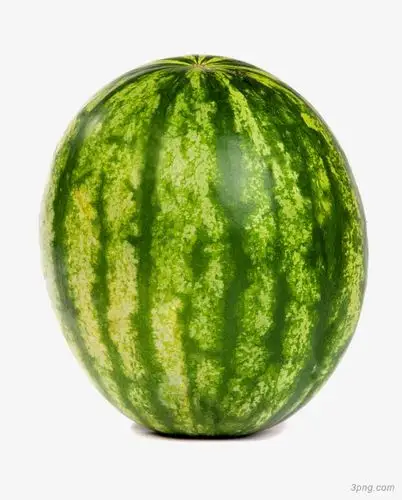 绿色大西瓜png素材透明免抠图片-其他元素-三元素3png.com