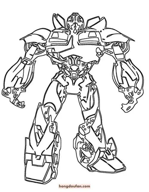12张男孩子们最喜欢的变形金刚卡通涂鸦简笔画