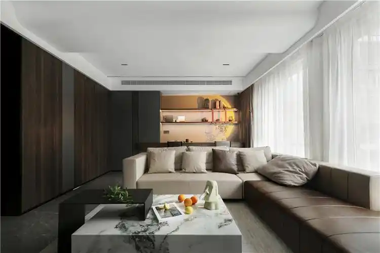 156㎡黑白灰大横厅,谁住谁真香!20054121