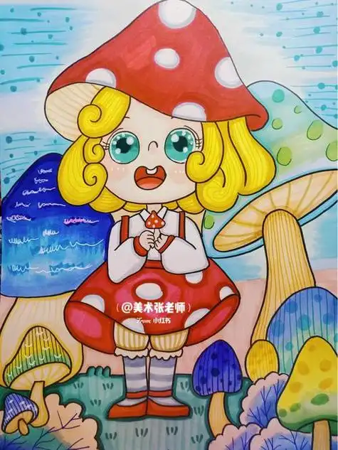 马克笔绘画作品 马克笔绘画作品动漫人物