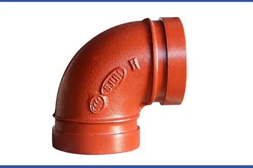 消防工程 沟槽弯头90°弯头dn65刚卡114沟槽卡箍卡箍弯头