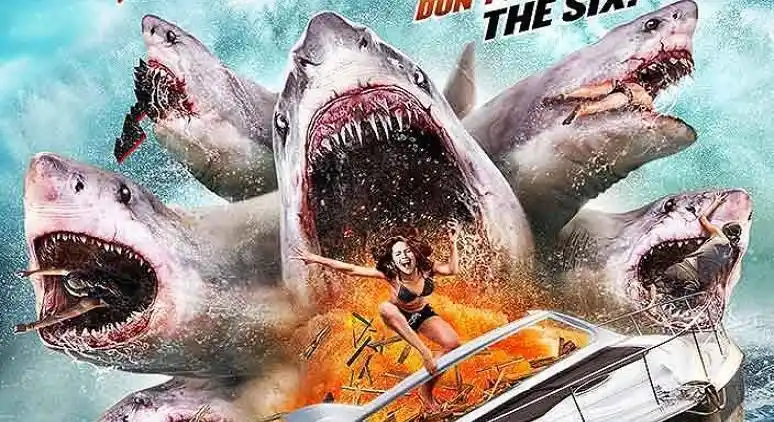 巨齿鲨vs六头鲨(巨齿鲨vs帝王鳄)