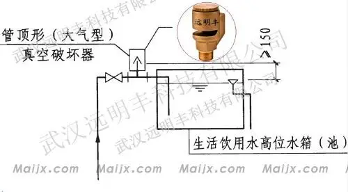 咸宁管顶形真空破坏器耐压16bar_阀门_其他未分类_中国阀门网