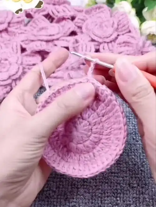 手工diy手工芙蓉花渔夫帽教程14