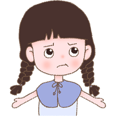 倔强的小辫子—微信表情包|动漫|网络表情|girlbear - 原创作品 - 站
