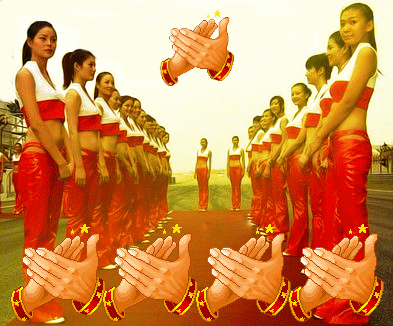 欢迎gif热烈gif鼓掌gif美女gif