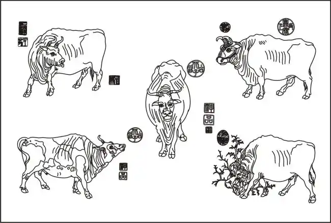 关键词:雕刻玻璃背景墙木雕壁画屏风五牛图说明:雕刻玻璃