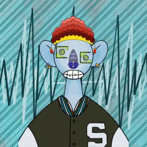 鱼猴nft头像黑人烫深灰拼白色棒球服